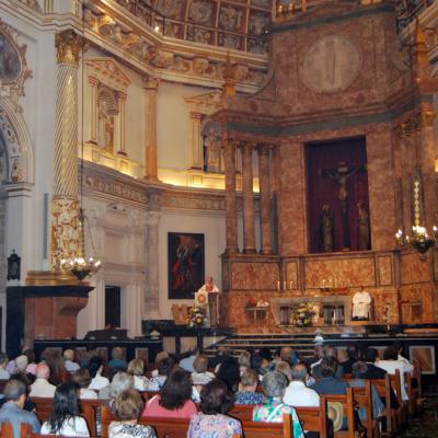 Durante la eucaristía