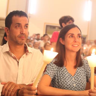 Asistentes en la capilla AEP