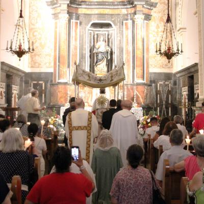 Dentro de la Capilla AEP