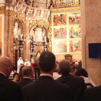 Durante la eucaristía