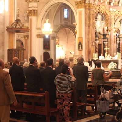Durante la eucaristía